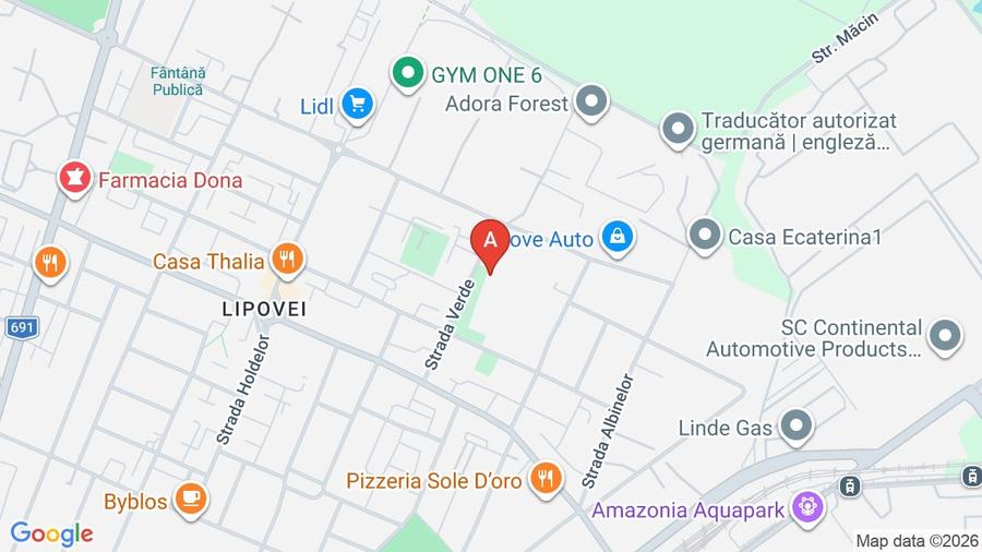 Garsonieră decomandată, mobilată în Lipovei