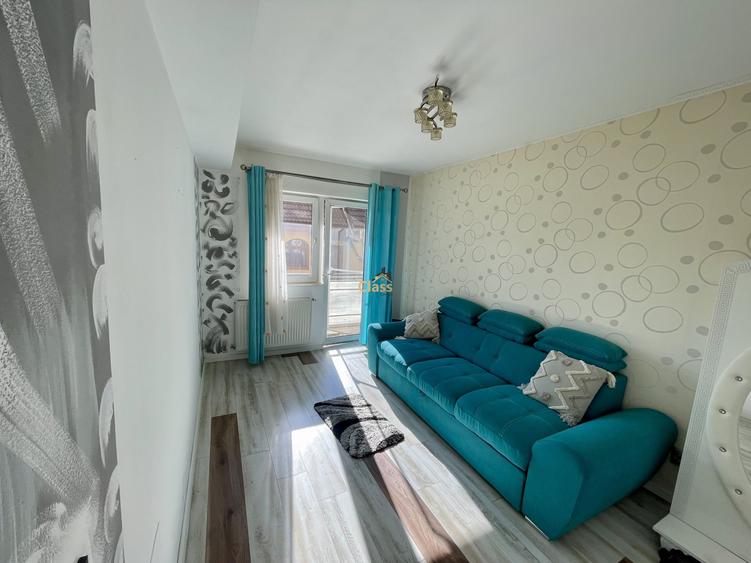 Apartament cu 2 camere semidecomandat, mobilat în Baciu