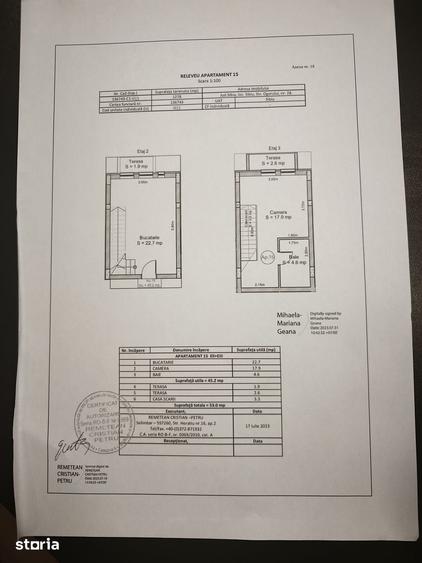 Apartament cu 2 camere în Turnișor