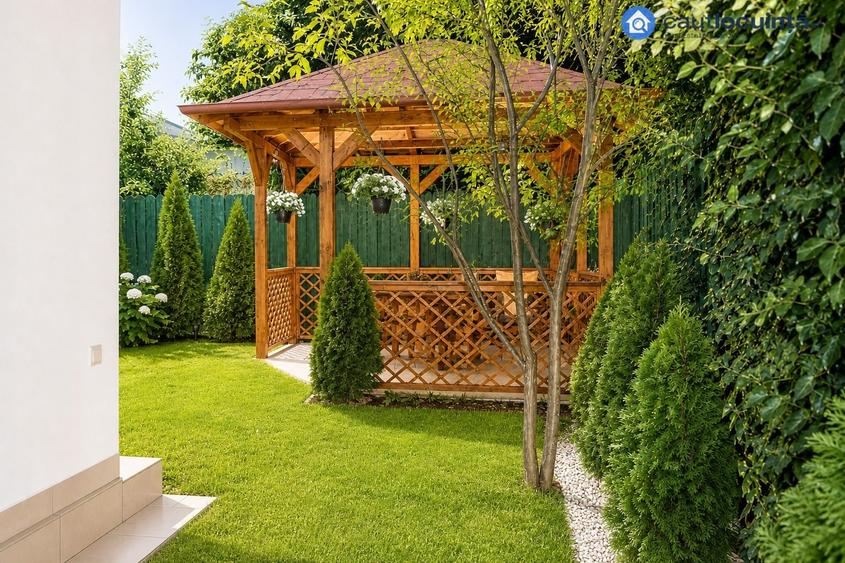 Casă individuală cu 4 camere cu Teren 300 Mp în Pipera