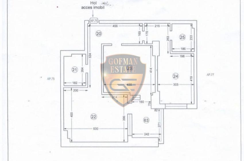 Apartament cu 3 camere decomandat în Energia