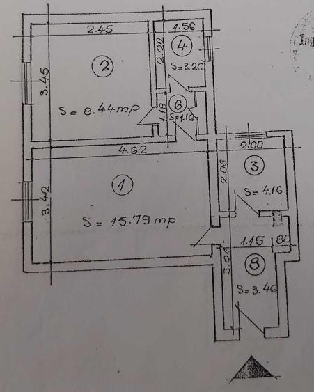Apartament cu 2 camere decomandat în Ferentari
