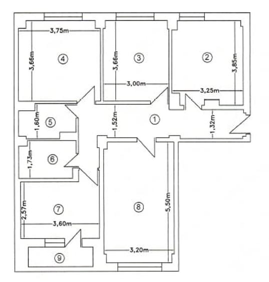 Apartament cu 4 camere decomandat în Soarelui