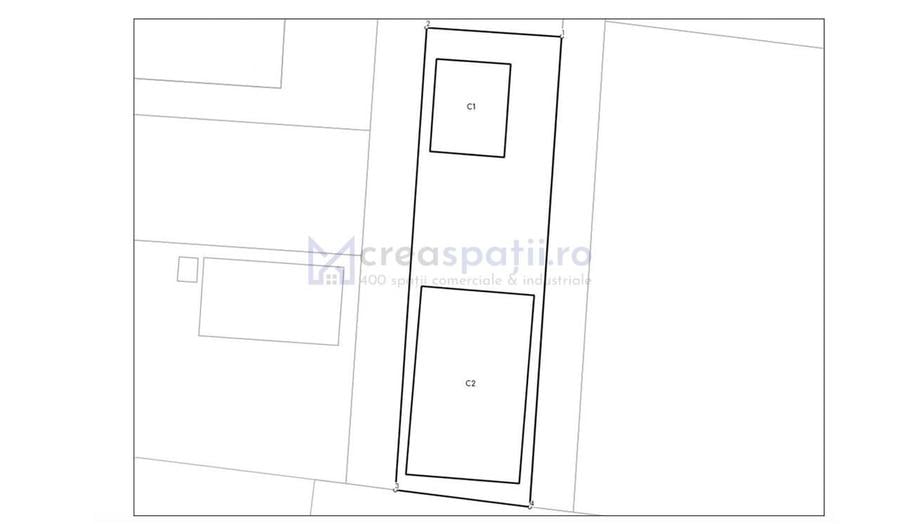 Spațiu comercial, de 908 mp, în Tomești