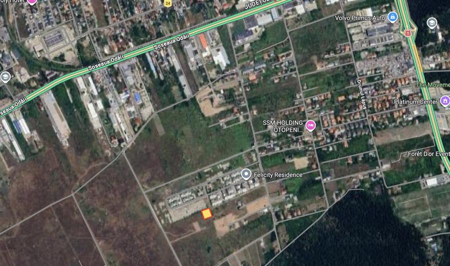 Teren Construcții intravilan de 1703 mp, în Băneasa