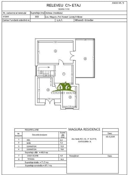 Casă cu 5 camere cu Teren 503 Mp în Mihăești