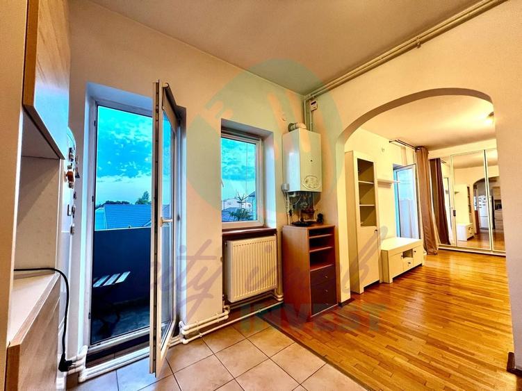 Apartament cu 2 camere semidecomandat, mobilat în Cotroceni