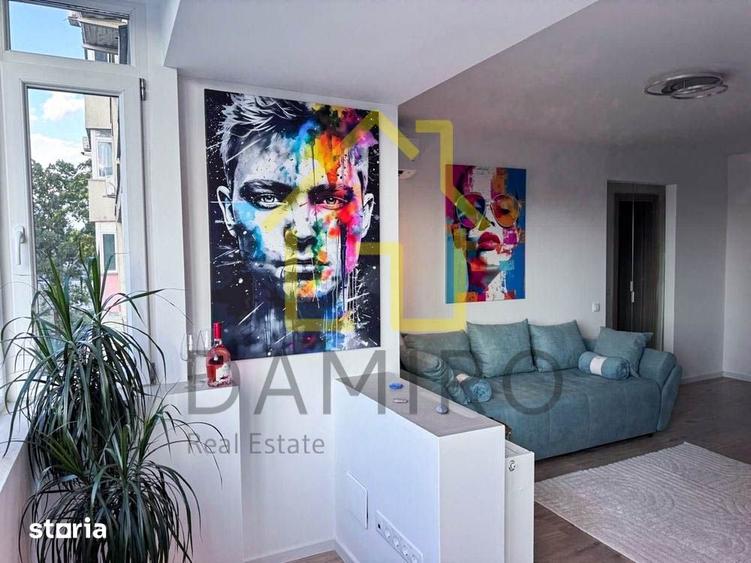Apartament cu 2 camere semidecomandat, mobilat în Tei