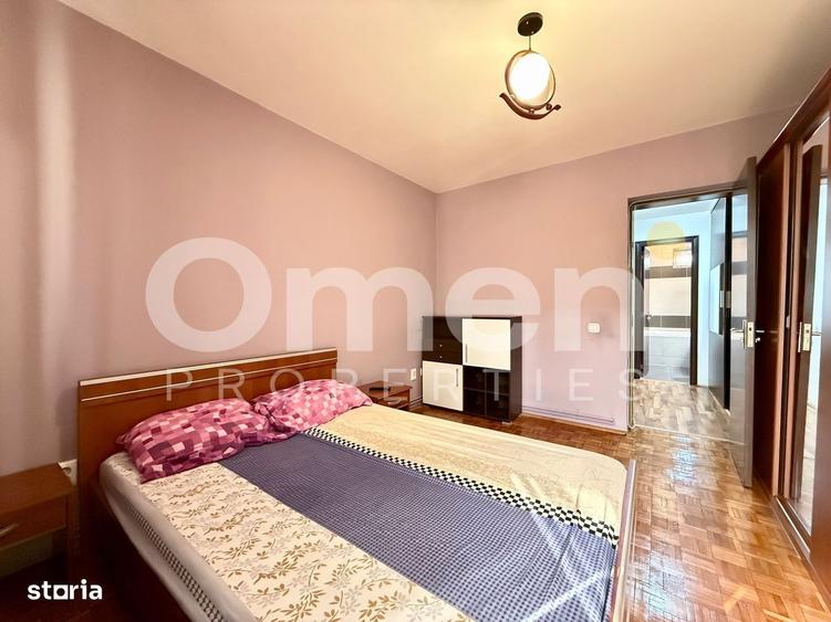 Apartament cu 2 camere semidecomandat, mobilat în Central