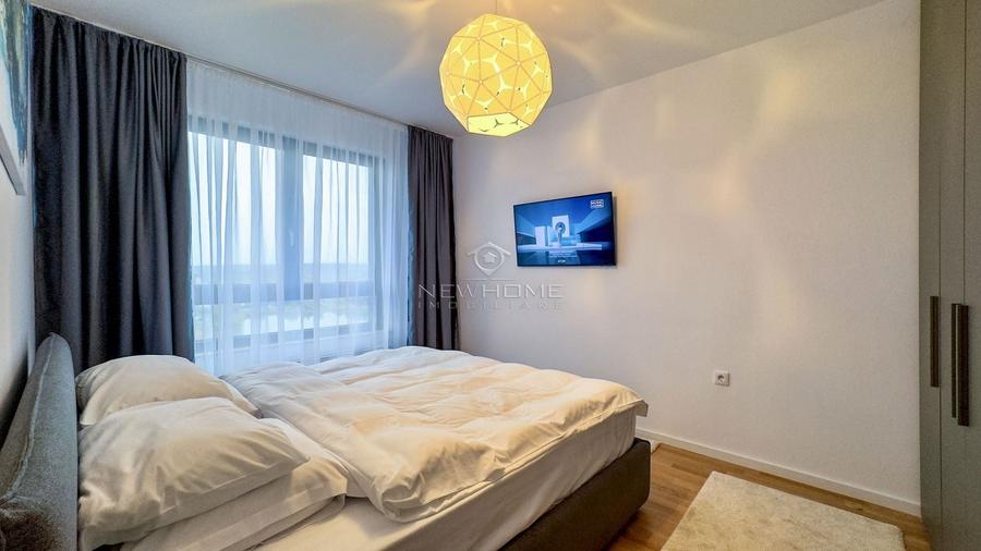 Apartament cu 2 camere semidecomandat, mobilat în Între Lacuri