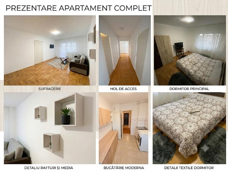 Apartament cu 2 camere decomandat în Florilor
