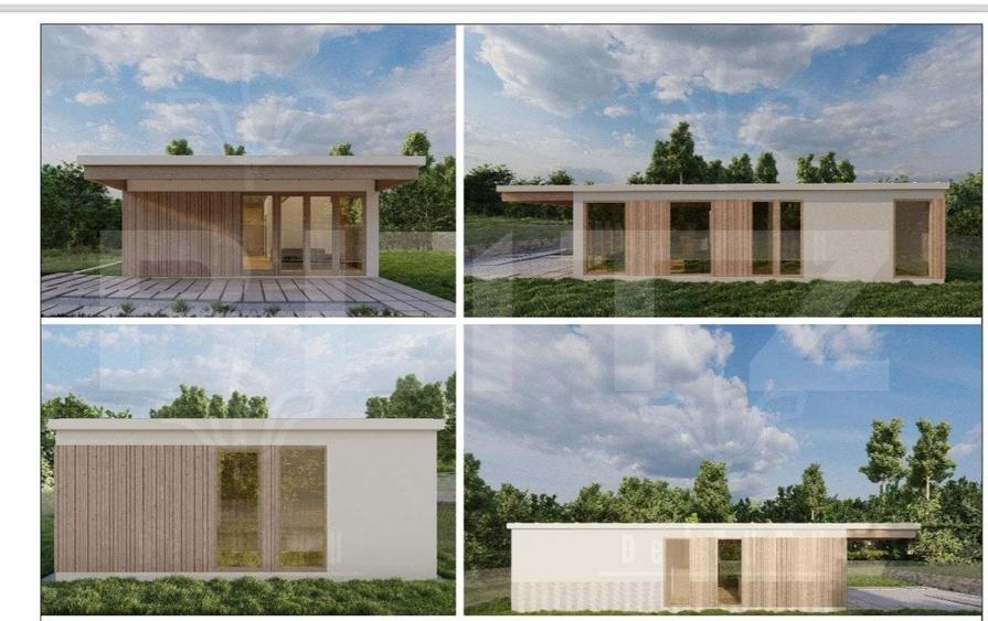 Casă individuală cu 3 camere cu Teren 300 Mp în Exterior Vest