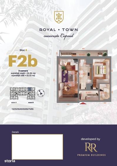 Apartament cu 2 camere decomandat în Breazu