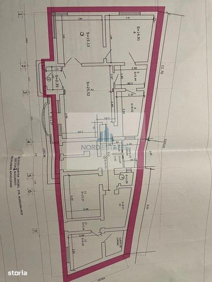 Apartament cu 5 camere decomandat în Moșilor