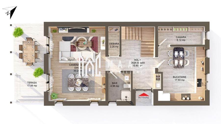 Casa individuala | 4 camere | La cheie | 644 MP | Selimbar - 19