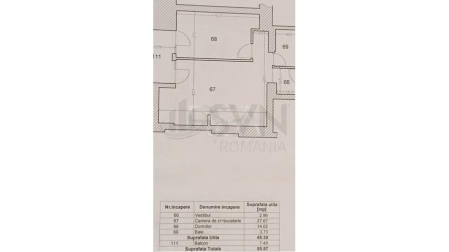 Apartament cu 2 camere decomandat, mobilat în Herăstrău