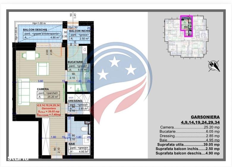 Apartament în Albești