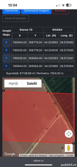 Teren de 14000 mp, în Central