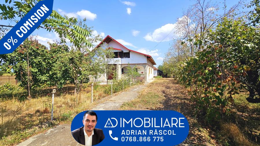 Casă individuală cu 6 camere cu Teren 3778 Mp în 9 Mai