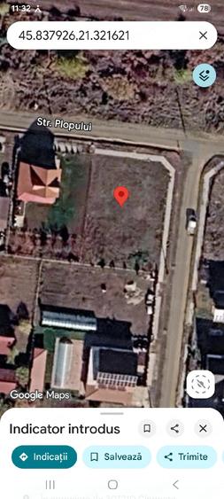 Teren de 769 mp, în Giarmata