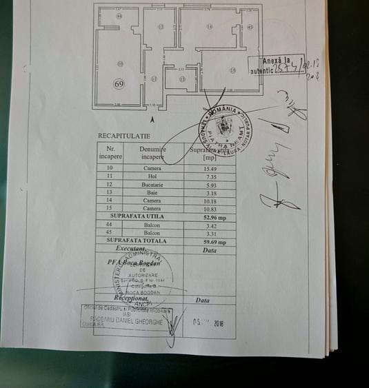 Apartament de vanzare, 3 camere, decomandat, 52 mp, Nicolina - 17