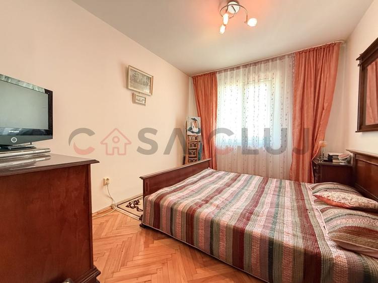 Apartament cu 3 camere semidecomandat, mobilat în Gheorgheni