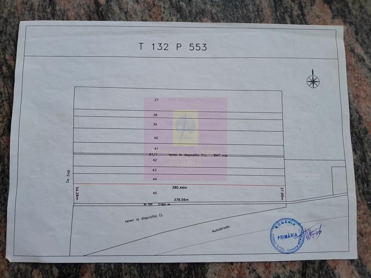 Teren Construcții intravilan de 13000 mp, în Brănești