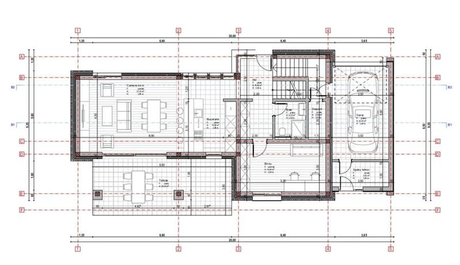 Vanzare teren cu autorizatie casa alipita tip duplex Feleacu zona Valea Capriori - 7