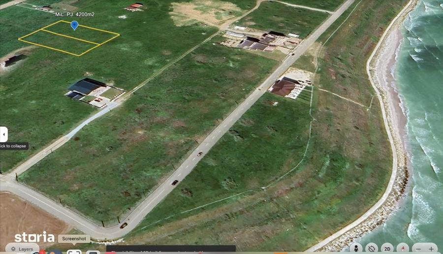 de vanzare 2 loturi teren intravilan de 2100 mp fiecare in Costinesti - 1