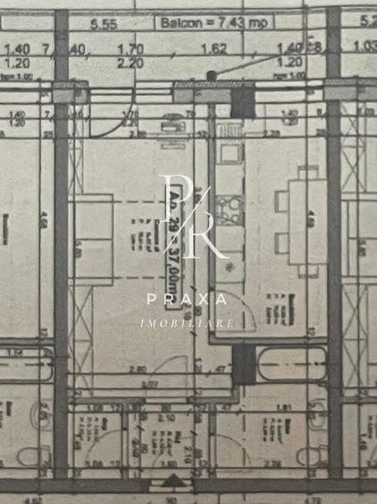 Apartament 2 camere de vanzare semifinisat, parcare subterana! - 1