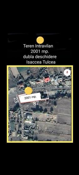 Vanzare Teren Intravilan 2.001 mp. cu utilitati ~ Isaccea ~ Centru - 2