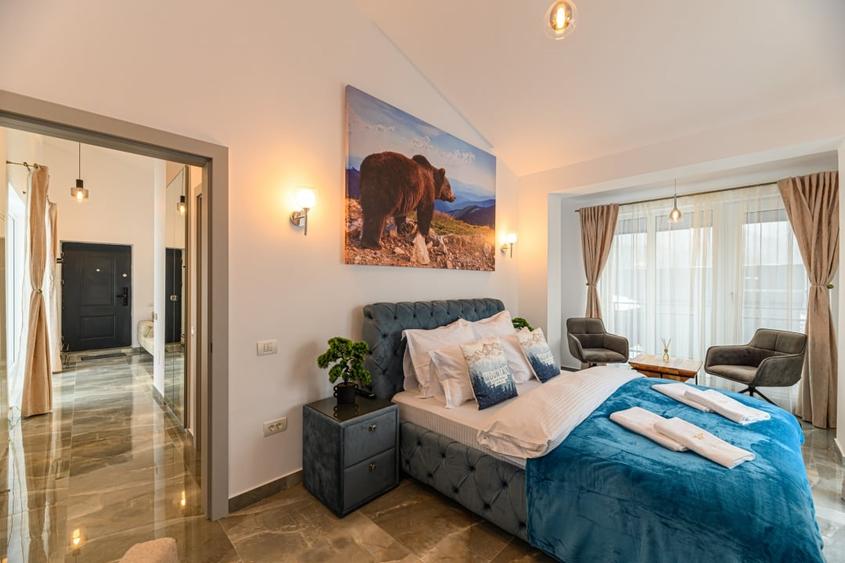 Apartament unic in PREDEAL – LUX, vedere la partie cu terasa si parcare - 4