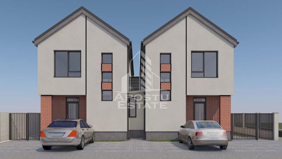 Teren &icirc;n Mosnita Nouă cu autorizație de construcție pentru Duplex - 1