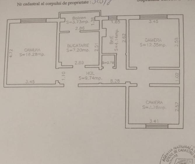 Inel 1-   Soveja apartament 3 camere - 4