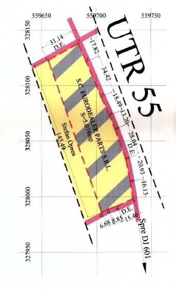 TEREN DE VANZARE-  -Plparcele de la  550 mp  zona Mega Image -Bolintin Vale - A1 - 12