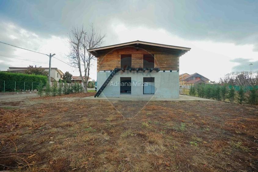 Casa P+M in constructie cu teren de 500 mp zona Aqua Park Venus