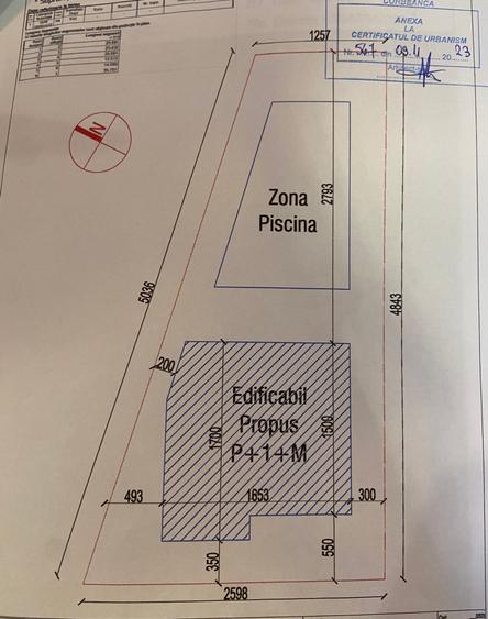 Teren 934mp, utilitati, Certificat Urbanism, str Primaverii Nord Paradisul Verde - 3