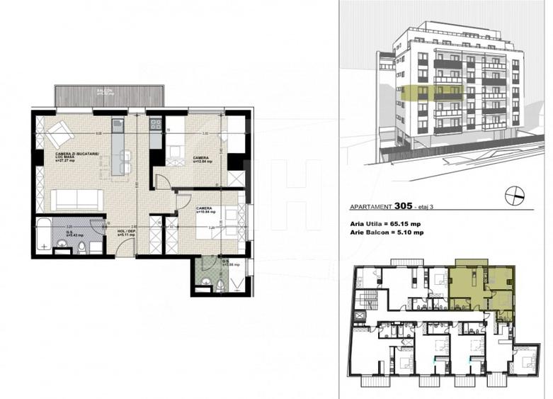 Apartament 3 camere, Iulius Mall-Gheorgheni Apartament 3 camere, Iulius Mall-Gheorgheni