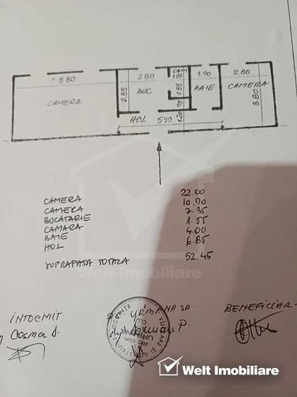 Apartament 2 camere de vanzare, Manastur - 9