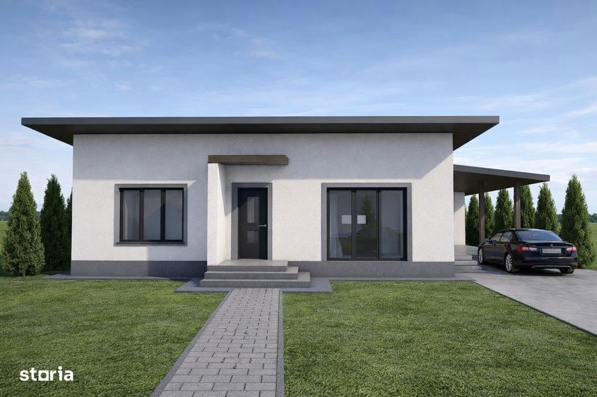 De vanzare casa moderna in Margineni-Gourmet,3 dormitoare,2 bai,130 mp - 2