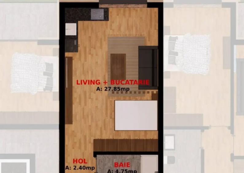 Garsoniere si Apartamente doua camere. Direct Dezvoltator. Tva Inclus! - 1