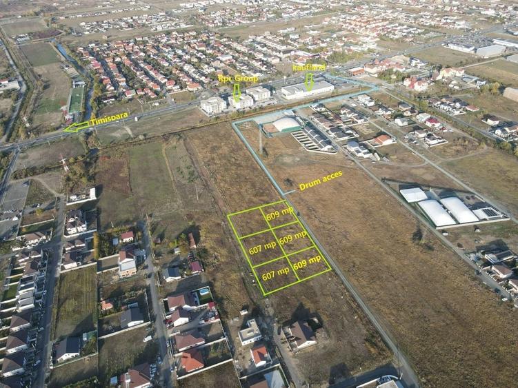 Teren Construcții intravilan de 3041 mp, în Moșnița Nouă