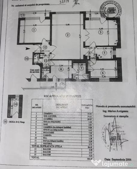 Apartament cu 4 camere semidecomandat în Universitate
