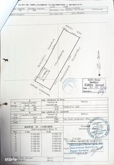 Casă cu 3 camere cu Teren 856 Mp în Central