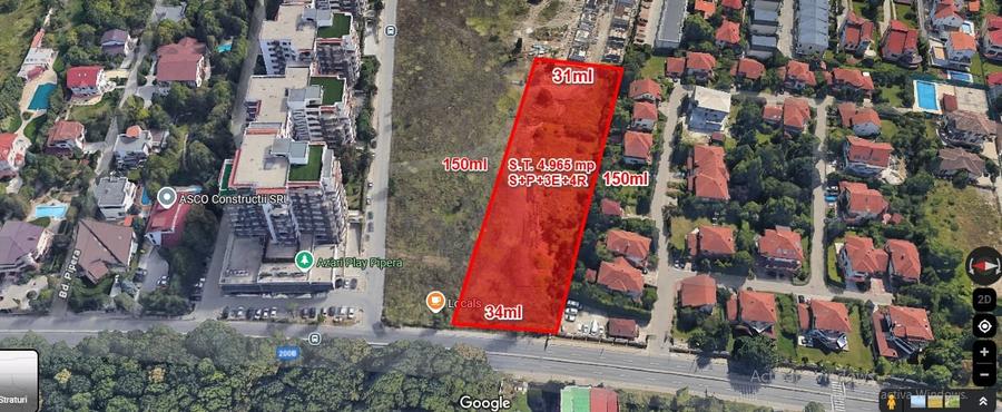 Teren la Bd. Pipera v.a.v. padurea Baneasa / In curs de autorizare - 2