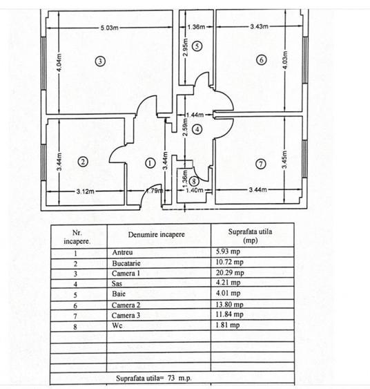 Comision 0% !Apartament 3 decomandate | Str. Nasaud - 5