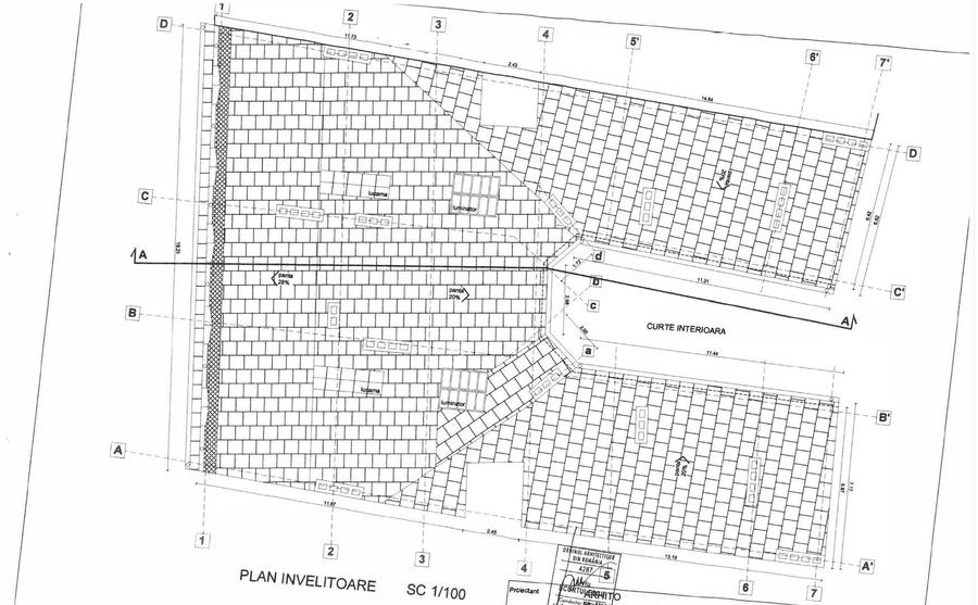 Imobil 2185 mp Centrul Istoric Piata Unirii 500 mp teren vitrina 19 m - 24