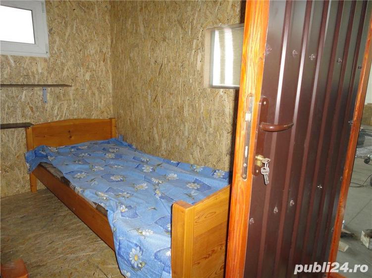Casa pe roti, cabana pe roti, casuta tractabila, ghereta de poarta. - 3