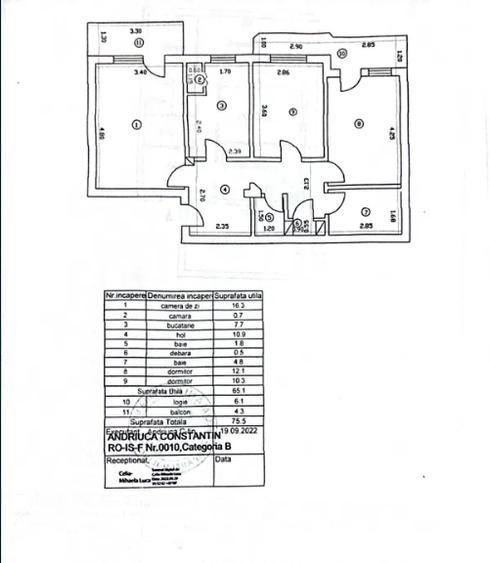 PETRU PONI-Ap.3 camere, RENOVAT, et.4/4,curat, OCAZIE! - 1