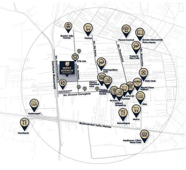 3 Camere premium | Aproape de Militari | TVA INCLUS - 1